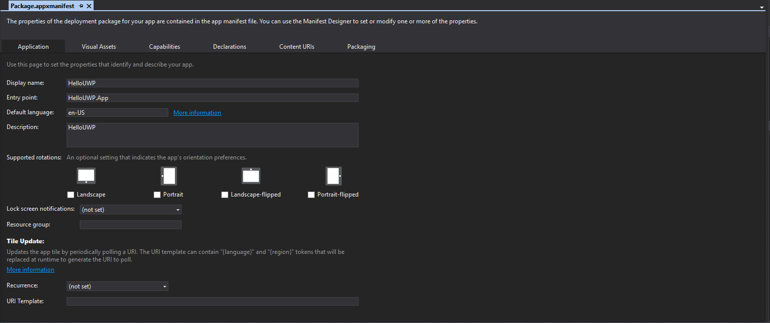 Package.appxmanifest